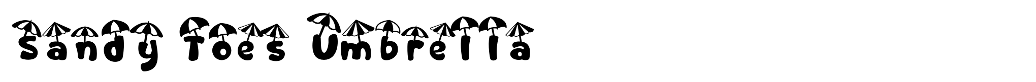 Sandy Toes Umbrella image